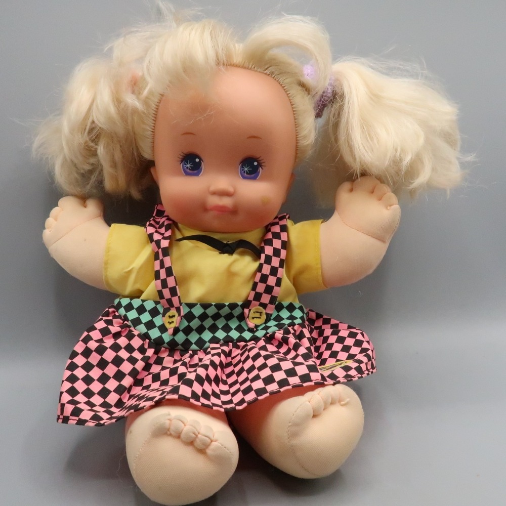 Vintage 1989 Mattel Magic‎ Nursery Blonde Hair Baby Doll Potty Training